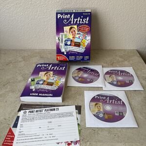Print Artist Platinum Edition Version 23 Software Windows 7, XP, Vista NOVA Dev